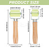 2Pcs 2 Style Rubber Car Tyre Repair Rollers TOOL-OC0001-65-2