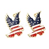 Independence Day Alloy Enamel Pendants ENAM-G229-06G-01-1
