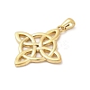 304 Stainless Steel Pendants STAS-D015-02B-G-2