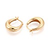 925 Sterling Silver Hoop Earrings STER-N016-130G-3