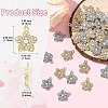 20Pcs 2 Colors Alloy Rhinestone Pendants FIND-YW0010-37-3