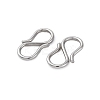 Non-Tarnish 304 Stainless Steel S-Hook Clasps STAS-R157-02P-2