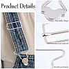 10 Sets Iron Gourd Buckle and In-line Buckle DIY-BBC0002-75B-P-5