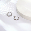 304 Stainless Steel Hoop Earrings AZ5458-2-2