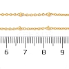 Long-Lasting Plated Brass Cable Chain Necklaces X-NJEW-K112-09G-NF-3