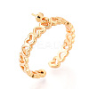 Heart Brass & Enamel Cup Peg Ring Settings LS-KK-N274-17G-1