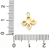 304 Stainless Steel Micro Pave Cubic Zirconia Pendants STAS-U042-06G-01-3