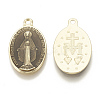 Brass Enamel Pendants KK-S345-180-3