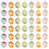 50Pcs Glass Pendants PALLOY-TAC0276-3