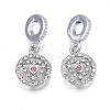 Rack Plating Alloy European Dangle Charms MPDL-N039-051-1