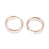 Ion Plating(IP) 304 Stainless Steel Huggie Hoop Earrings EJEW-F111A-20mm-RG-2