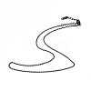 304 Stainless Steel Cable Chain Necklace for Men Women NJEW-K245-014E-1