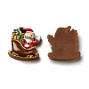 Christmas Opaque Resin Cabochons LS-RESI-K019-42-2