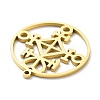 304 Stainless Steel Pendants LS-STAS-D036-09G-2