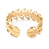 Ion Plating(IP) 304 Stainless Steel Finger Rings RJEW-L102-32G-4