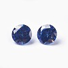 Cubic Zirconia Pointed Back Cabochons ZIRC-WH0001-B10-1