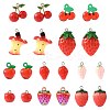 20Pcs 10 Styles Resin Pendants RESI-FS0002-10-1