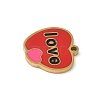 304 Stainless Steel Enamel Charms STAS-P388-19F-G-2
