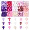 270Pcs 18 Styles Opaque Acrylic Beads SACR-FS0001-41B-1