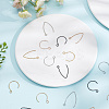 56Pcs 8 Style 304 Stainless Steel Earring Hooks STAS-MA0001-09-4