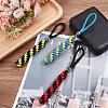 3Pcs 3 Colors Polypropylene Braided Corn Knot Pendant Decorations KEYC-HY0001-27-3
