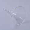 Transparent Glass Funnel Hopper AJEW-WH0104-45A-2