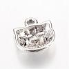 Tibetan Style Alloy Kitten Charms TIBE-T003-067AS-FF-2