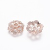 Alloy Flower Bead Caps PALLOY-J377-83RG-AAA-2