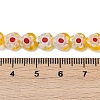 Handmade Millefiori Lampwork Beads Strands LAMP-G166-15H-4