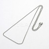 304 Stainless Steel Curb Chain Necklaces X-STAS-O037-114P-2