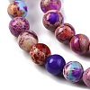 Dyed Natural Regalite/Imperial Jasper/Sea Sediment Jasper Beads Strands G-B124-C02-14-4