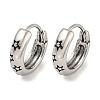316 Surgical Stainless Steel Hoop Earrings EJEW-D096-23N-AS-1