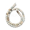 Natural Flower Amazonite/Map Stone/Sesame Jasper/Glass Beads Strands G-P562-C-01-3