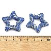 Star Shape Polymer Clay Rhinestone Beads CLAY-NH0001-06H-3