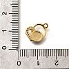 Brass Micro Pave Cubic Zirconia Pendants KK-U055-19G-3