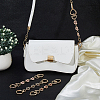 6Pcs 3 Styles Iron Glass with Enamel Butterfly Bag Extension Chains FIND-FH0016-70-5