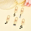5Pcs Alloy Enamel Pendant Decorations HJEW-FS00035-02-6