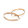 304 Stainless Steel Hoop Earrings EJEW-L232-003C-G-2