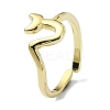 Brass Open Cuff Rings RJEW-B051-42G-1