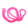 Baking Paint Transparent Glass Bead Strands GLAA-S031-6mm-35-3