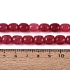 Baking Paint Crackle Glass Beads Strands DGLA-N019-01B-02-2