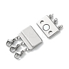 Zinc Alloy Box Magnetic Clasps Converter LS-PALLOY-C159-02P-2