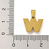 Ion Plating(IP) 304 Stainless Steel Pendants STAS-U024-01W-3