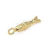 Brass Micro Pave Cubic Zirconia Pendants KK-I371-40G-02-2