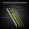 UV Protected & Waterproof Aluminum Warning Signs AJEW-GL0001-01A-01-3