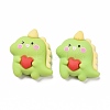 Opaque Resin Cabochons RESI-H142-B01-2