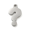 304 Stainless Steel Pendants STAS-M069-02F-P-1