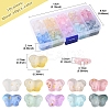 400Pcs 10 Colors Transparent Acrylic Beads OACR-FS0004-08-4