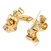 Rack Plating Brass Brooch Finding FIND-C038-02G-01-2