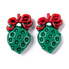 Christmas Decorations Theme Opaque Resin Decoden Cabochons LS-RESI-Z026-01H-1